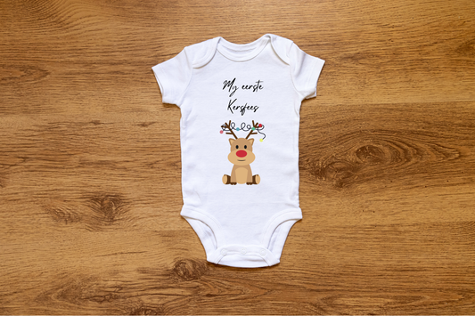 Baby vest My Eerste Kersfees